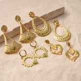 Modernist Drop Earrings