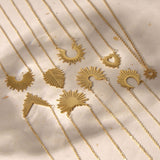 "Sunburst" Pendant Necklace