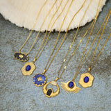 Solar de Lapis Pendant Necklace
