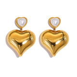 Heartbeat Pearl Earrings