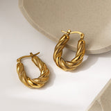 Classic Twist Hoop Earrings