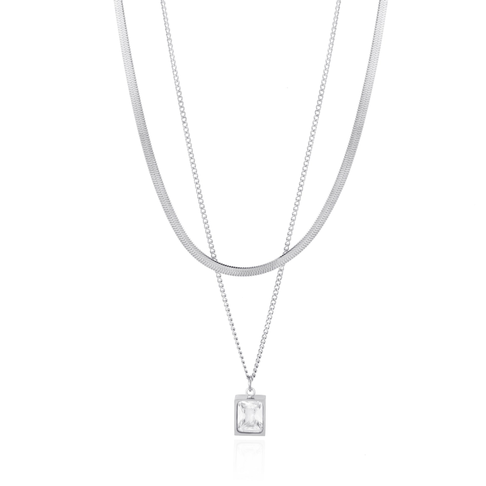 Mystic Duo-Chain Necklace 36-42cm/14-16'