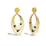 Stacked Oval Earrings