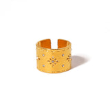 Sunlit Wide Band Ring
