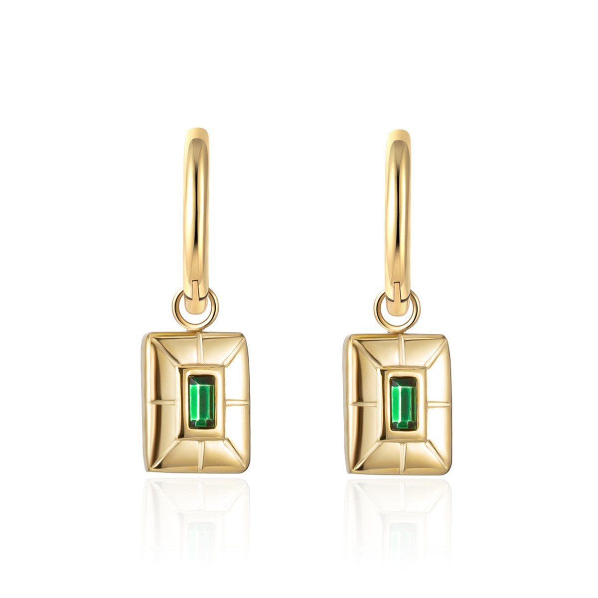 Modernist Square Earrings