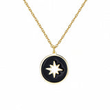 "Midnight" Bloom Pendant Necklace