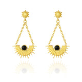 "Midnight" Eclipse Earrings