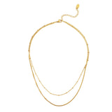 Radiant Duo Chain Necklace 43-49cm/17-20'