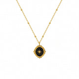 "Midnight" Shadow Pendant Necklace