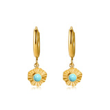 Ra's Golden Bloom Earrings