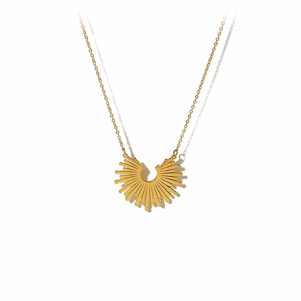 "Sunburst" Pendant Necklace