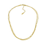Twilight Tri-Link Chain Necklace 40-45cm/16-18'