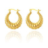 Fibonacci Hoop Earrings