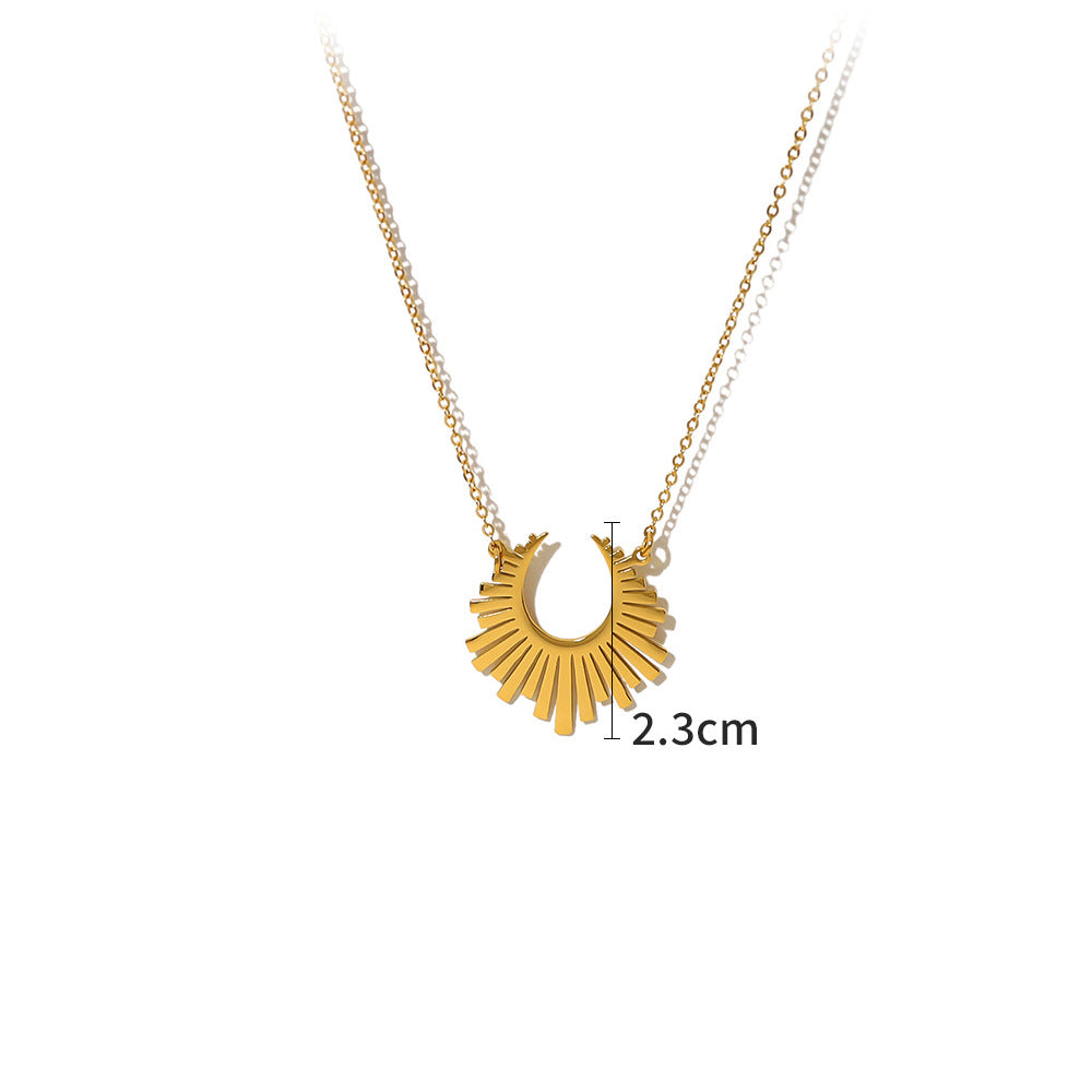 "Sunburst" Pendant Necklace